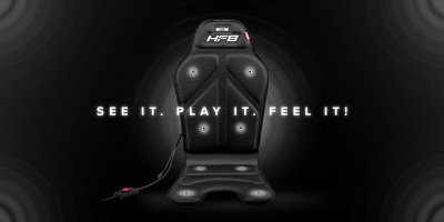 Next Level Racing unveils the HF8 Haptic Feedback Gaming Pad